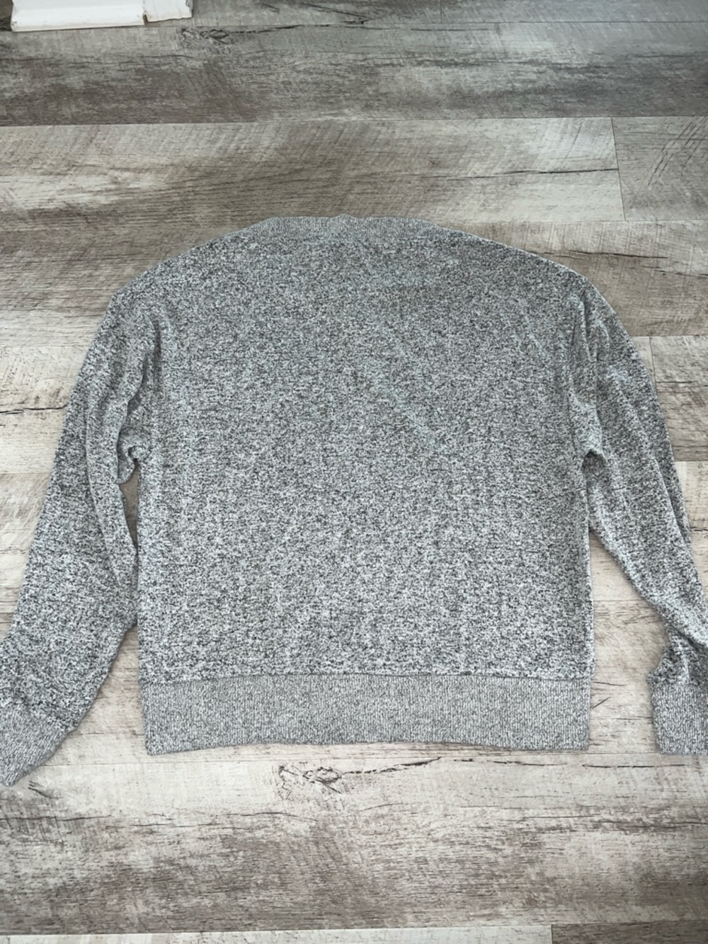 NEW J. Crew Heather Gray Sweater with Button Details - Picture 6 of 6